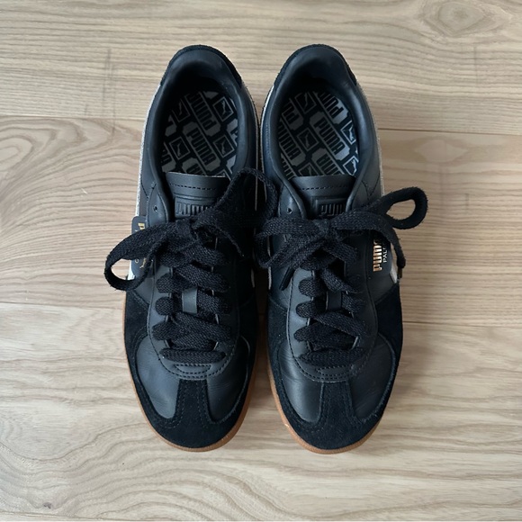 Puma Palermo Leather Sneakers | Black | 8.5 - Picture 7 of 9